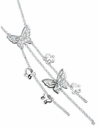 Collier papillons original en argent 925