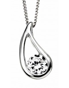 Collier zirconia en argent 925/1000