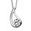 Collier zirconium blanc en argent 925