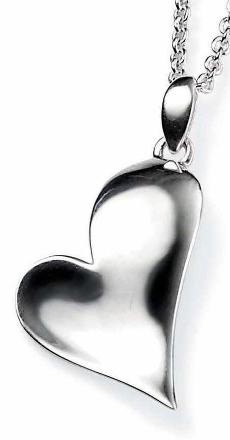 Collier coeur chic et tendance en argent 925