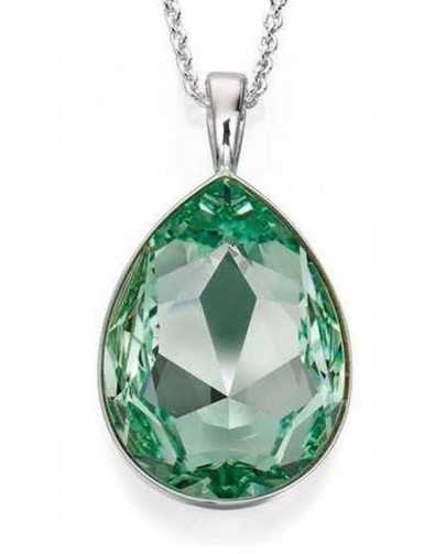 Collier Cristal vert de Swarovski® argent 925