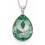 Collier Cristal vert de Swarovski® argent 925