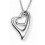 Collier double coeurs en argent 925