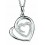 Collier double cœurs en argent 925