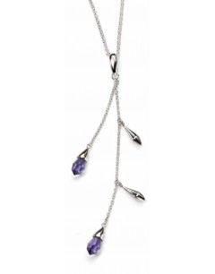 Collier cristal Swarovski en argent 925/1000