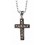 Collier croix marcassite en argent 925/1000