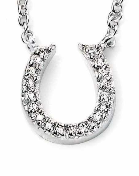 Collier fer à cheval en argent 925/1000 