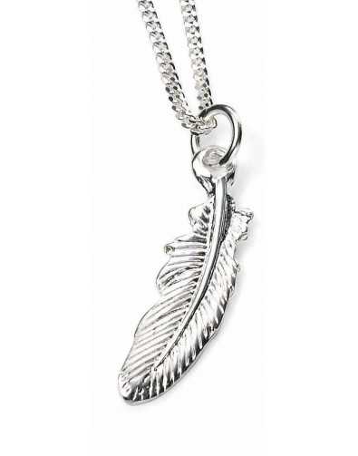 Collier plume en argent 925