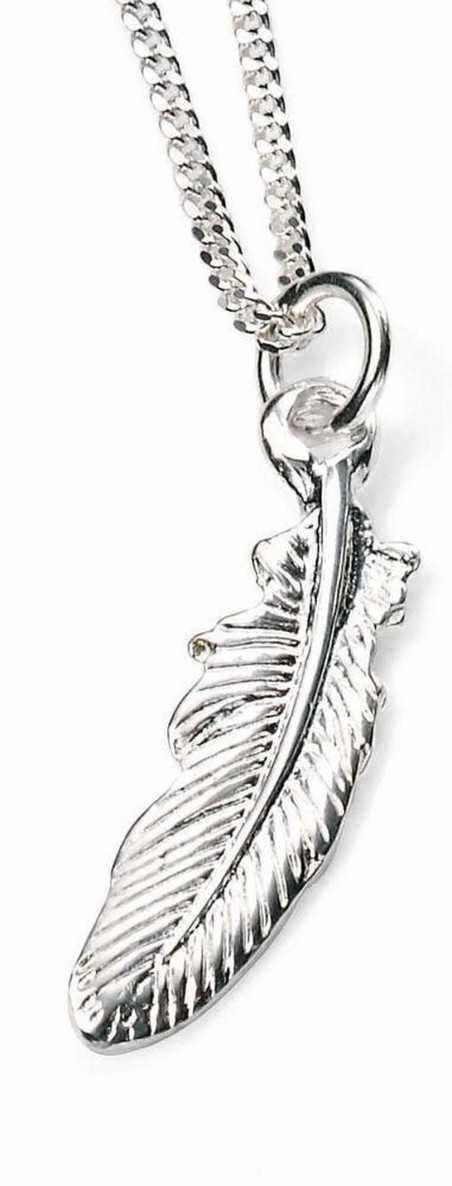 Collier plume en argent 925