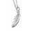 Collier plume en argent 925