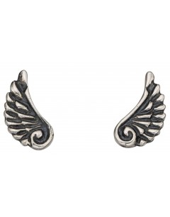 Mon-bijou - D927w - Boucle d'oreille aile d'ange en argent 925/1000