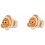 Mon-bijou - D940p - Boucle d'oreille poisson dessin animé en argent 925/1000