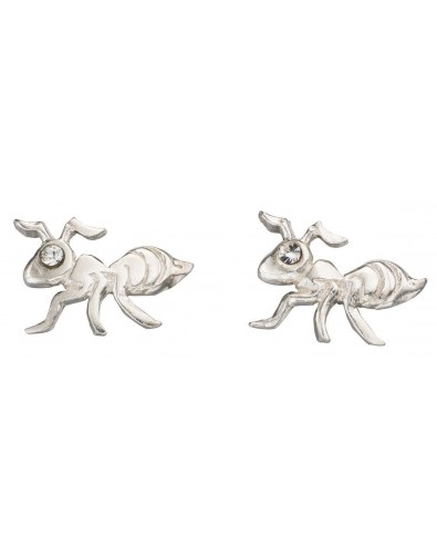 Mon-bijou - D950t - Boucle d'oreille fourmi en argent 925/1000