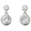 Boucle d'oreille zirconium en argent 925