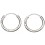 Mon-bijou - D234 - Boucle d'oreille anneau en argent 925/1000
