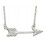 Collier chic flèche en argent 925