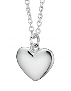 Mon-bijou - D3761 - Collier chic coeur en argent 925/1000