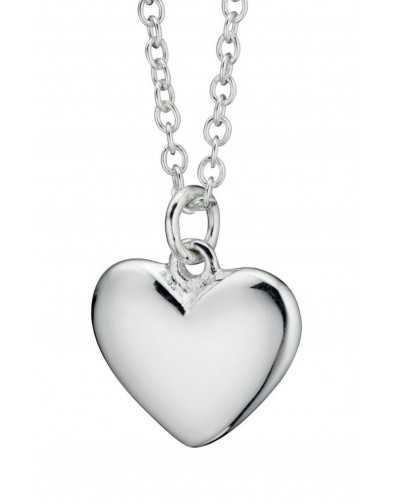 Collier chic coeur en argent 925