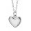 Collier chic coeur en argent 925