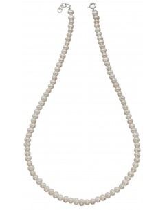 Mon-bijou - D3844p - Collier chic perle et en argent 925/1000
