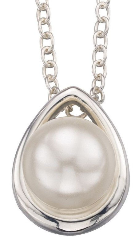 Mon-bijou - D3855t - Collier chic perle en argent 925/1000