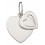 Collier chic double coeur en argent 925