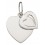 Mon-bijou - D4256 - Collier chic double coeur en argent 925/1000