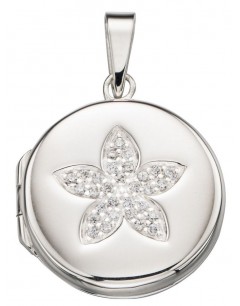 Mon-bijou - D4265c - Collier chic photo pendentif en argent 925/1000