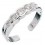 Mon-bijou - D128 - Bague d'orteil zirconia ajustable en argent 925/1000