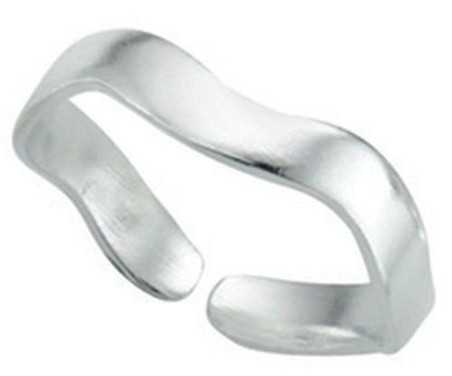 Bague orteil chic et original ajustable en argent 925