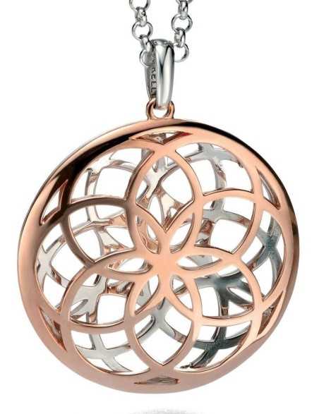 Mon-bijou - D4072 - Collier chic plaqué Or rose en argent 925/1000