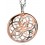 Collier chic et original plaqué Or rose en argent 925