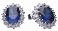 Boucle d'oreille originale en argent 925