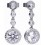 Boucle d'oreille tendance en argent 925