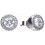 Boucle d'oreille originale en argent 925