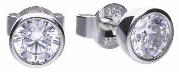 Boucle d'oreille originale en argent 925