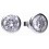 Boucle d'oreille originale en argent 925