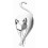 Broche chat en argent 925