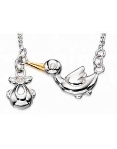 Mon-bijou - D4070 - Collier cigale en argent 925/1000
