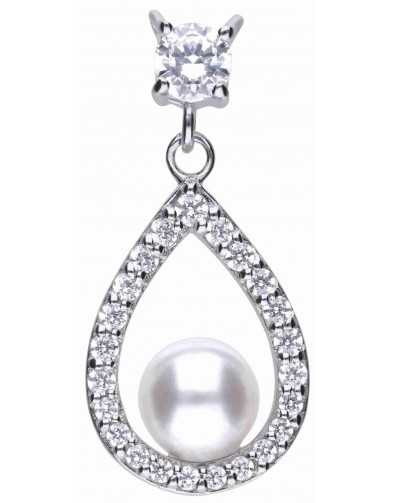 Collier perle tendance en argent 925