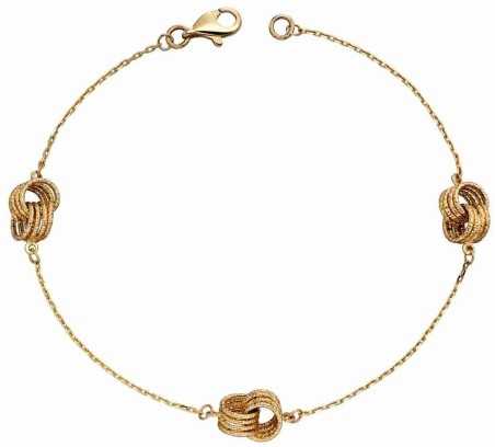 Mo-bijou - D467c - Bracelet classe en Or 375/1000