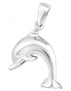 Mon-bijou - H2798 - Collier tendance dauphin en argent 925/1000