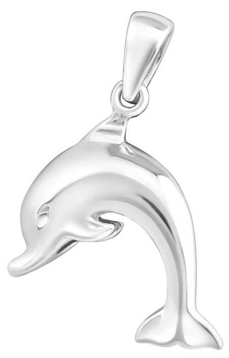 Collier tendance dauphin en argent 925