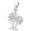 Mon-bijou - H32273 - Collier palmiers en argent 925/1000