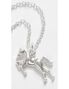 Mon-bijou - D1559 - Collier cheval argenté