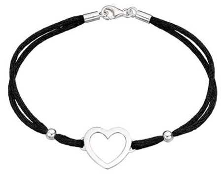 Mon-bijou - D4020c - Bracelet Cœur en Argent 925/1000