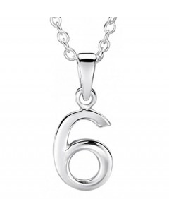 Mon-bijou - HC6 - Collier nombre porte bonheur en argent 925/1000