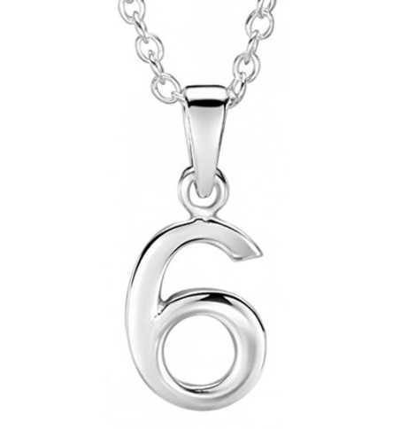 Mon-bijou - HC6 - Collier nombre porte bonheur en argent 925/1000