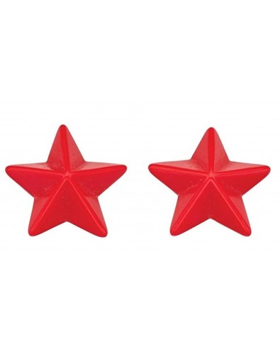 Mon-bijou - D936t - Boucle d'oreille étoile en argent 925/1000