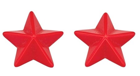 Mon-bijou - D936t - Boucle d'oreille étoile en argent 925/1000
